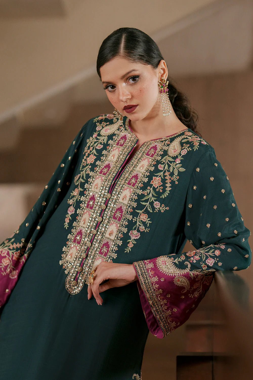 SIYAAH | 3 PC PRET - Naarie Pret