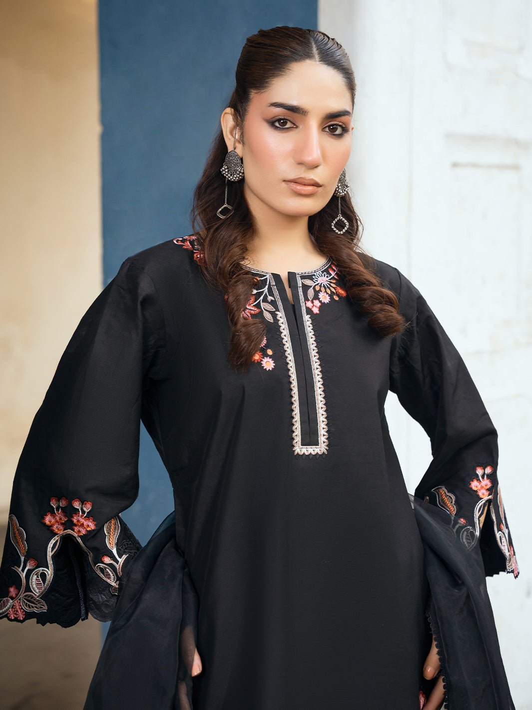 SIYAAH | 3 PC PRET - Naarie Pret